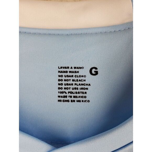 Real Madrid Emirates Soccer 16/17 Jersey Shirt Mens L Blue Graphics Goal Keeper - Picture 3 of 8